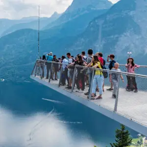 Visit the Skywalk in Hallstatt with the weTours Hallstatt Tour from Salzburg